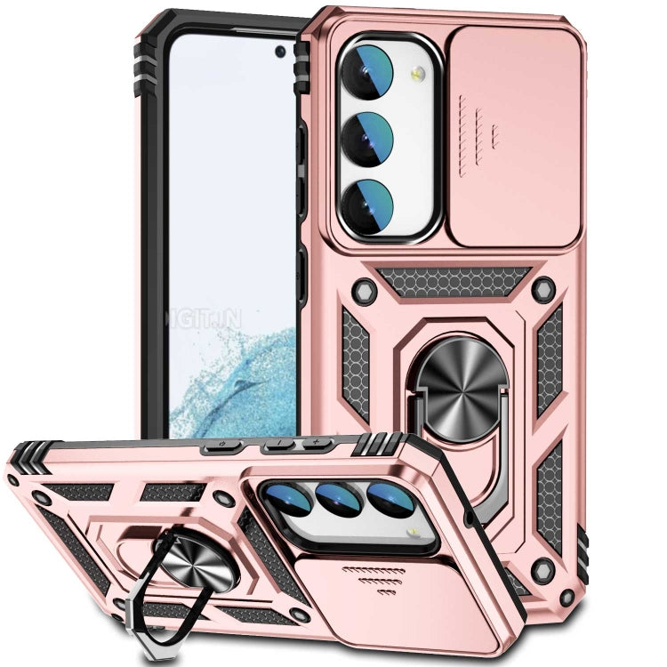 Custodia per telefono con supporto per camshield scorrevole, For Samsung Galaxy S23 5G, For Samsung Galaxy S23+ 5G, For Samsung Galaxy S23 Ultra 5G