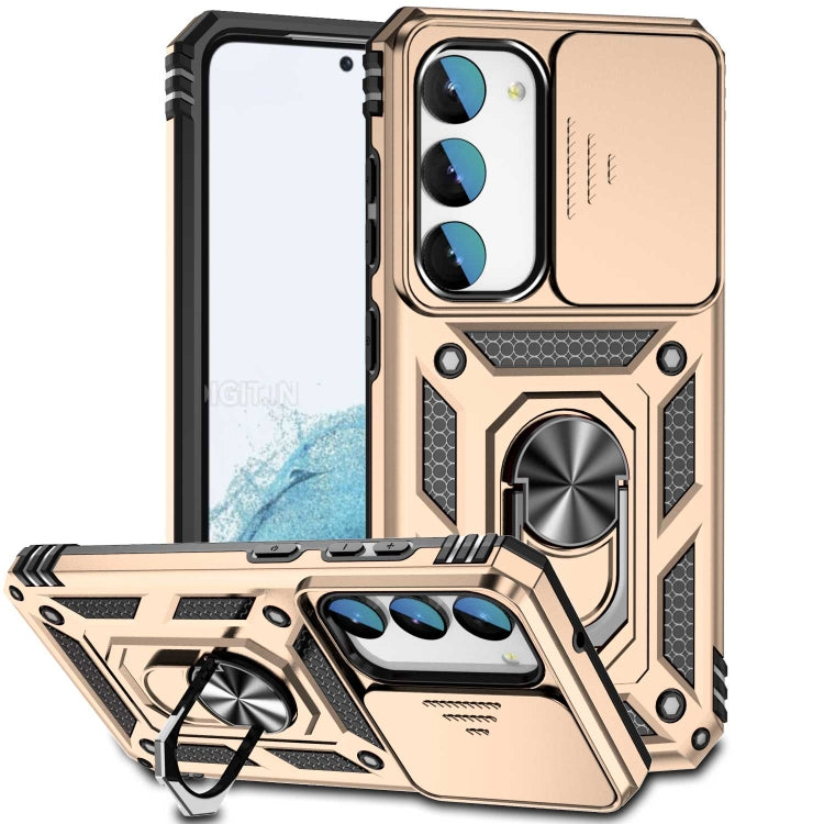 Custodia per telefono con supporto per camshield scorrevole, For Samsung Galaxy S23 5G, For Samsung Galaxy S23+ 5G, For Samsung Galaxy S23 Ultra 5G