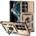 Custodia per telefono con supporto per camshield scorrevole, For Samsung Galaxy S23 5G, For Samsung Galaxy S23+ 5G, For Samsung Galaxy S23 Ultra 5G