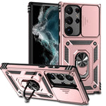 Custodia per telefono con supporto per camshield scorrevole, For Samsung Galaxy S23 5G, For Samsung Galaxy S23+ 5G, For Samsung Galaxy S23 Ultra 5G