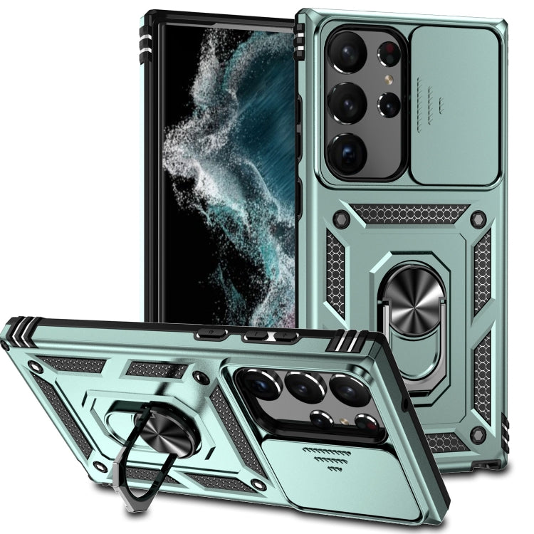 Custodia per telefono con supporto per camshield scorrevole, For Samsung Galaxy S23 5G, For Samsung Galaxy S23+ 5G, For Samsung Galaxy S23 Ultra 5G