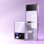 Custodia pieghevole per telefono Airbag galvanica, For Samsung Galaxy Z Flip3 5G, For Samsung Galaxy Z Flip4