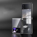 Custodia pieghevole per telefono Airbag galvanica, For Samsung Galaxy Z Flip3 5G, For Samsung Galaxy Z Flip4