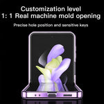 Custodia pieghevole per telefono Airbag galvanica, For Samsung Galaxy Z Flip3 5G, For Samsung Galaxy Z Flip4
