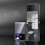 Custodia pieghevole per telefono Airbag galvanica, For Samsung Galaxy Z Flip3 5G, For Samsung Galaxy Z Flip4