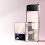 Custodia pieghevole per telefono Airbag galvanica, For Samsung Galaxy Z Flip3 5G, For Samsung Galaxy Z Flip4