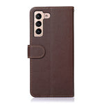 KHAZNEH Custodia per telefono RFID in pelle con texture Litchi, For Samsung Galaxy S23 5G, For Samsung Galaxy S23+ 5G, For Samsung Galaxy S23 ultra 5G