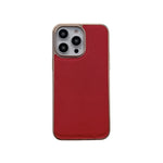 Custodia per telefono in vera pelle con trama incrociata nano galvanica, For iPhone 14 Pro Max, For iPhone 14 Pro, For iPhone 14, For iPhone 14 Plus, For iPhone 13 Pro Max, For iPhone 13 Pro
