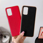 Custodia per telefono in vera pelle con trama incrociata nano galvanica, For Samsung Galaxy A23 5G / 4G, For Samsung Galaxy A33 5G, For Samsung Galaxy A53 5G, For Samsung Galaxy A73 5G
