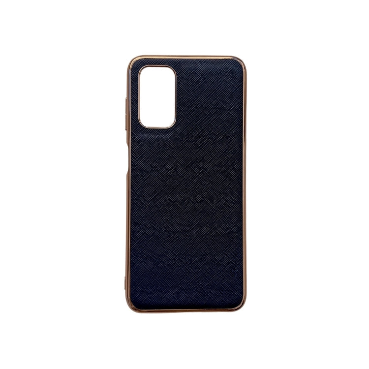 Custodia per telefono in vera pelle con trama incrociata nano galvanica, For Samsung Galaxy A23 5G / 4G, For Samsung Galaxy A33 5G, For Samsung Galaxy A53 5G, For Samsung Galaxy A73 5G