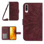 Skin Feel Custodia per cellulare in pelle con motivo a fiori di sole, For Samsung Galaxy A53 5G, For Samsung Galaxy A70/A70S