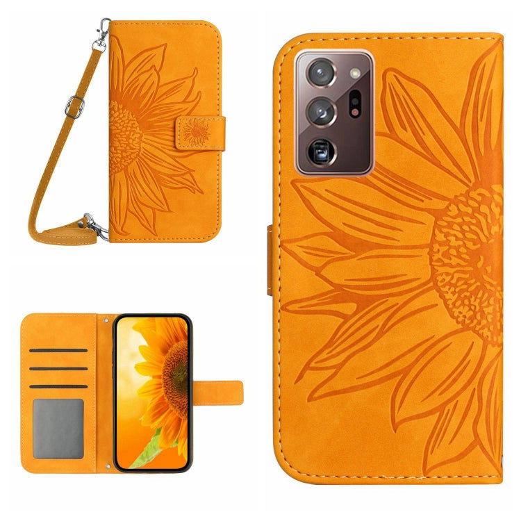 Skin Feel Custodia per cellulare in pelle con motivo a fiori di sole, For Samsung Galaxy Note20 Ultra, For Samsung Galaxy S7 Edge