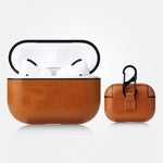 Custodia in pelle PU per AirPods Pro e 1/2 con moschettone