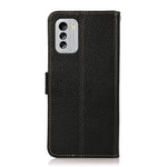 KHAZNEH Custodia per telefono RFID in vera pelle Litchi magnetica laterale, For Nokia G60 5G, For Samsung Galaxy S23+ 5G, For Samsung Galaxy S23 5G, For Samsung Galaxy S23 Ultra 5G