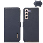 KHAZNEH Custodia per telefono RFID in vera pelle Litchi magnetica laterale, For Nokia G60 5G, For Samsung Galaxy S23+ 5G, For Samsung Galaxy S23 5G, For Samsung Galaxy S23 Ultra 5G