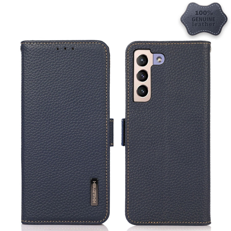 KHAZNEH Custodia per telefono RFID in vera pelle Litchi magnetica laterale, For Nokia G60 5G, For Samsung Galaxy S23+ 5G, For Samsung Galaxy S23 5G, For Samsung Galaxy S23 Ultra 5G