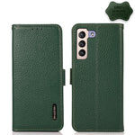 KHAZNEH Custodia per telefono RFID in vera pelle Litchi magnetica laterale, For Nokia G60 5G, For Samsung Galaxy S23+ 5G, For Samsung Galaxy S23 5G, For Samsung Galaxy S23 Ultra 5G