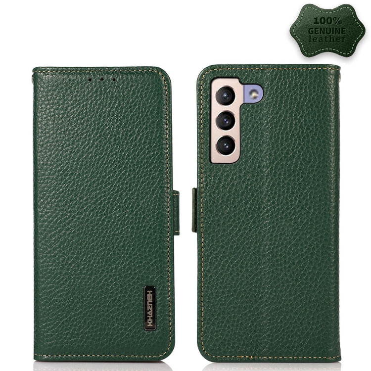 KHAZNEH Custodia per telefono RFID in vera pelle Litchi magnetica laterale, For Nokia G60 5G, For Samsung Galaxy S23+ 5G, For Samsung Galaxy S23 5G, For Samsung Galaxy S23 Ultra 5G