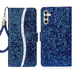 Custodia per telefono in pelle con glitter polvere, For Samsung Galaxy S23 5G, For Samsung Galaxy S23+ 5G, For Samsung Galaxy S23 Ultra 5G, For Samsung Galaxy A14 5G