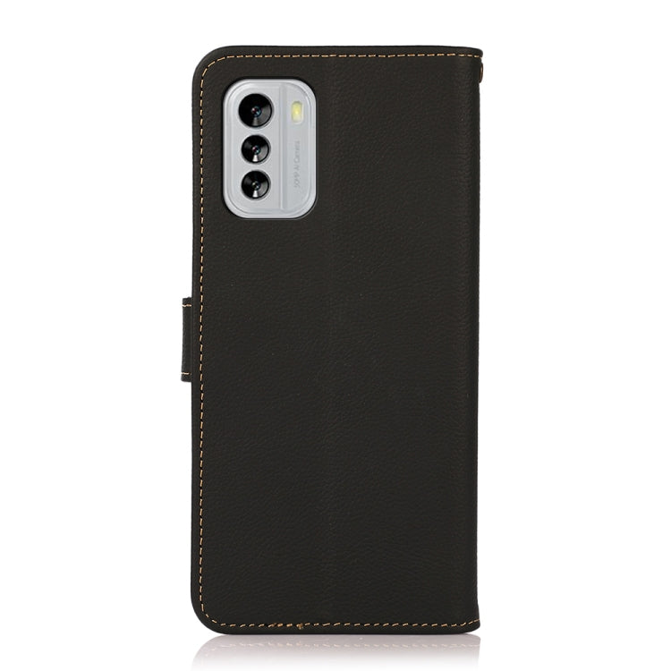Custodia per telefono RFID KHAZNEH Custer in vera pelle, For Nokia G60 5G, For Samsung Galaxy S23+ 5G, For Samsung Galaxy S23 5G, For Samsung Galaxy S23 Ultra 5G