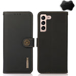 Custodia per telefono RFID KHAZNEH Custer in vera pelle, For Nokia G60 5G, For Samsung Galaxy S23+ 5G, For Samsung Galaxy S23 5G, For Samsung Galaxy S23 Ultra 5G