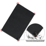 Custodia Smart Tablet in pelle con struttura Custer con fibbia magnetica pieghevole a 3 pieghe, For Lenovo Tab M10 10.1 3rd Gen
