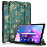 Custodia Smart Tablet in pelle con disegno colorato con fibbia magnetica pieghevole a 3 pieghe, For Lenovo Tab M10 10.1 3rd Gen