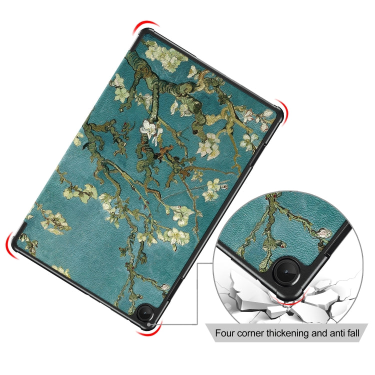 Custodia Smart Tablet in pelle con disegno colorato con fibbia magnetica pieghevole a 3 pieghe, For Lenovo Tab M10 10.1 3rd Gen