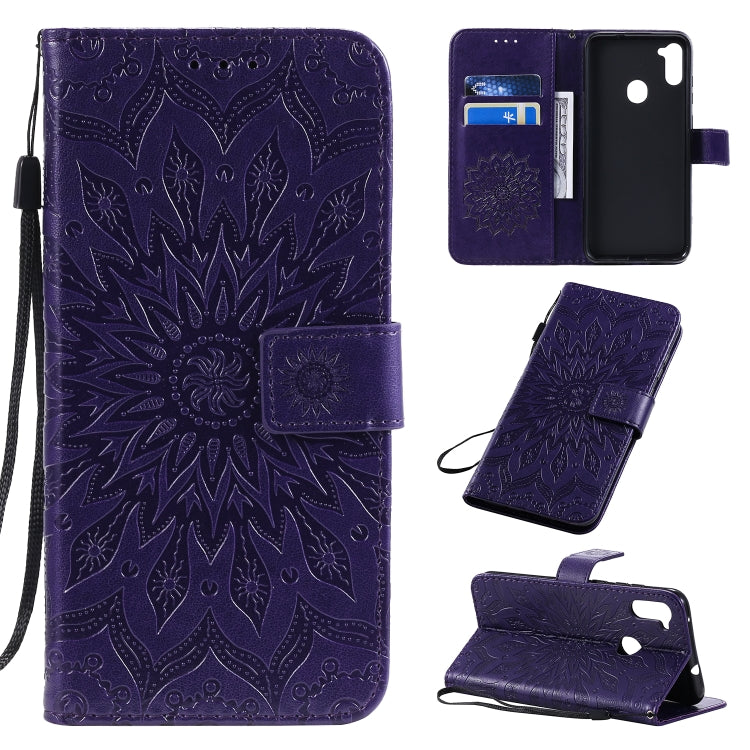 Custodia portafoglio in pelle PU per Samsung Galaxy M11