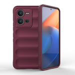 Magic Shield TPU + custodia per telefono in flanella, For vivo V25 5G Global, For Honor 8X 5G