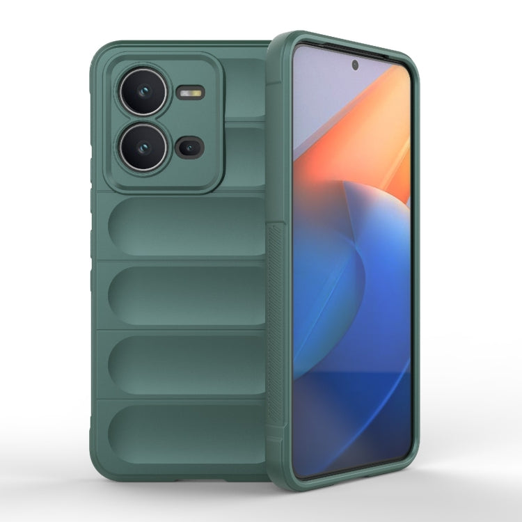 Magic Shield TPU + custodia per telefono in flanella, For vivo V25 5G Global, For Honor 8X 5G