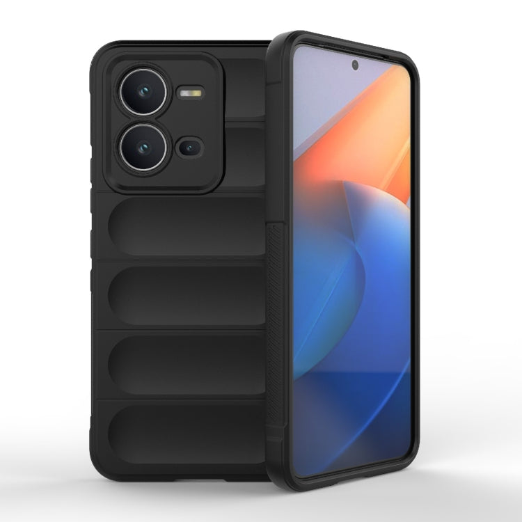 Magic Shield TPU + custodia per telefono in flanella, For vivo V25 5G Global, For Honor 8X 5G