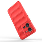 Magic Shield TPU + custodia per telefono in flanella, For vivo V25 5G Global, For Honor 8X 5G