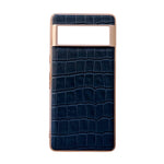 Custodia per telefono galvanica in vera pelle con trama di coccodrillo, For Samsung Galaxy Z Flip4 5G, For Samsung Galaxy Z Fold3 5G, For Samsung Galaxy Z Fold4 5G, For Xiaomi Mix Fold 2, For Google Pixel 7, For Google Pixel 6