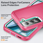 Custodia per telefono con supporto robusto 3 in 1, For Samsung Galaxy S23 5G, For Samsung Galaxy S23+ 5G