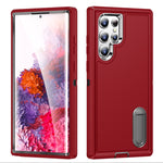Custodia per telefono con supporto robusto 3 in 1, For Samsung Galaxy S23 ultra 5G