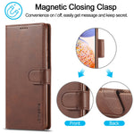 LC.IMEEKE Custodia per cellulare in pelle di vitello, For Samsung Galaxy A14 4G/5G
