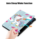 Custodia per tablet in pelle con disegno colorato con fibbia magnetica pieghevole a 3 pieghe, For Realme Pad Mini 8.7, For OPPO Pad 11 inch