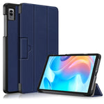 Custodia per tablet in pelle Custer Texture con fibbia magnetica pieghevole a 3 pieghe, For Realme Pad Mini 8.7, For OPPO Pad 11 inch