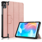 Custodia per tablet in pelle Custer Texture con fibbia magnetica pieghevole a 3 pieghe, For Realme Pad Mini 8.7, For OPPO Pad 11 inch