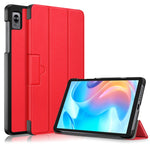 Custodia per tablet in pelle Custer Texture con fibbia magnetica pieghevole a 3 pieghe, For Realme Pad Mini 8.7, For OPPO Pad 11 inch