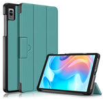 Custodia per tablet in pelle Custer Texture con fibbia magnetica pieghevole a 3 pieghe, For Realme Pad Mini 8.7, For OPPO Pad 11 inch