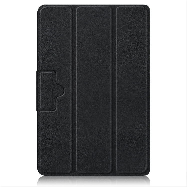 Custodia per tablet in pelle Custer Texture con fibbia magnetica pieghevole a 3 pieghe, For Realme Pad Mini 8.7, For OPPO Pad 11 inch
