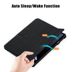 Custodia per tablet in pelle Custer Texture con fibbia magnetica pieghevole a 3 pieghe, For Realme Pad Mini 8.7, For OPPO Pad 11 inch