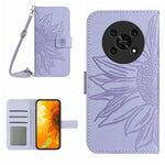 Skin Feel Custodia per cellulare in pelle con motivo a fiori di sole, For Honor Magic4, For Honor Magic4 Lite 5G