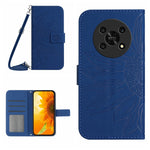 Skin Feel Custodia per cellulare in pelle con motivo a fiori di sole, For Honor Magic4, For Honor Magic4 Lite 5G
