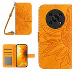 Skin Feel Custodia per cellulare in pelle con motivo a fiori di sole, For Honor Magic4, For Honor Magic4 Lite 5G