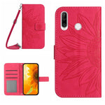 Skin Feel Custodia per cellulare in pelle con motivo a fiori di sole, For Huawei P30, For Huawei P30 Lite