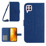Skin Feel Custodia per cellulare in pelle con motivo a fiori di sole, For Huawei P40 Lite, For Huawei P40 Lite 5G