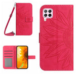 Skin Feel Custodia per cellulare in pelle con motivo a fiori di sole, For Huawei P40 Lite, For Huawei P40 Lite 5G